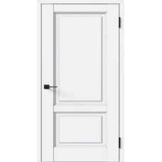 Дверь межкомнатная Дубрава Сибирь Вертекс Актру белая, глухое полотно